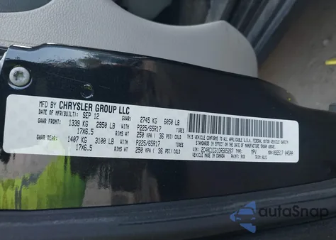 2013 Chrysler Town & Country Touring-L from USA, damaged, VIN 2C4RC1CG1DR565267